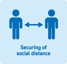 Securing of social distance