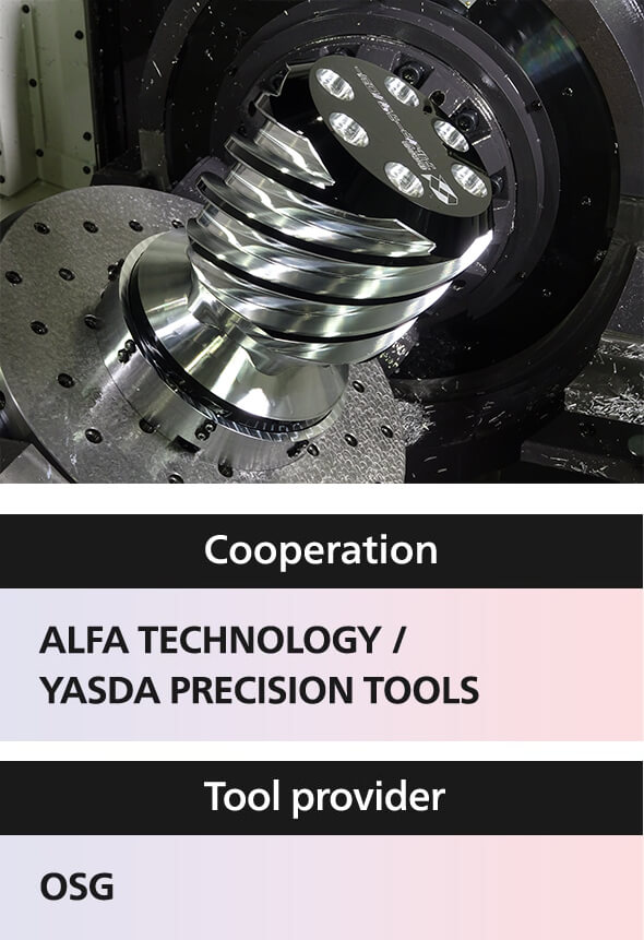 Cooperation ALFA TECHNOLOGY / YASDA PRECISION TOOLS / Tool provider OSG
